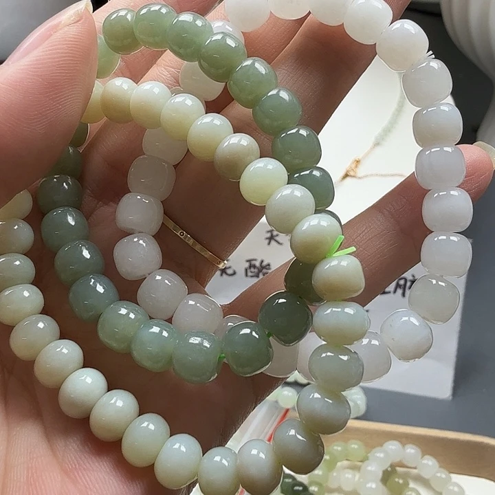 和田玉未镶嵌手链6