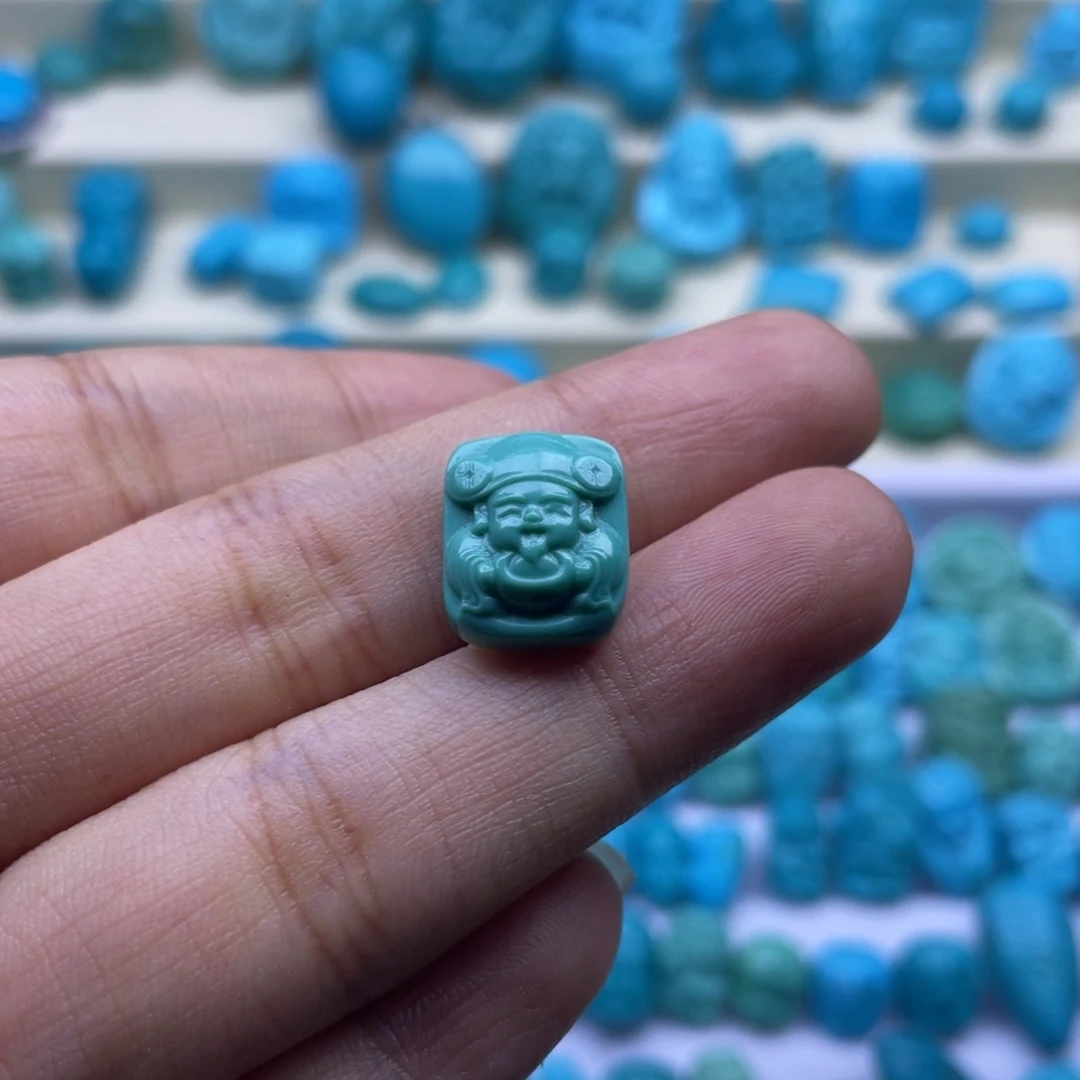 未镶嵌绿松石珠宝奇石