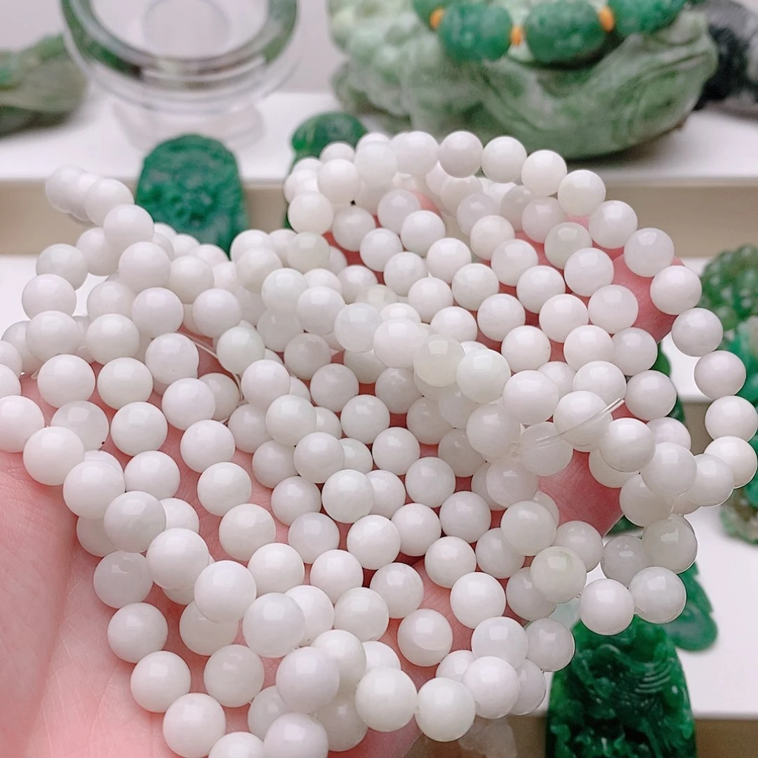 独山玉未镶嵌珠链无**求