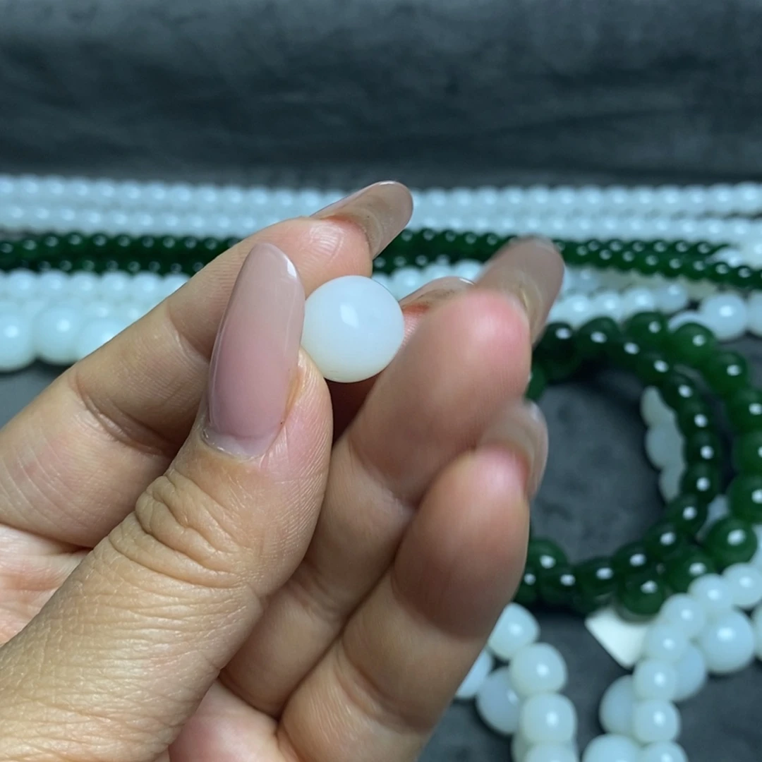 和田玉手链未镶嵌平**伙