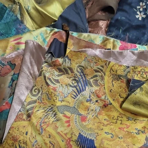 香云纱刀口布一块，，，