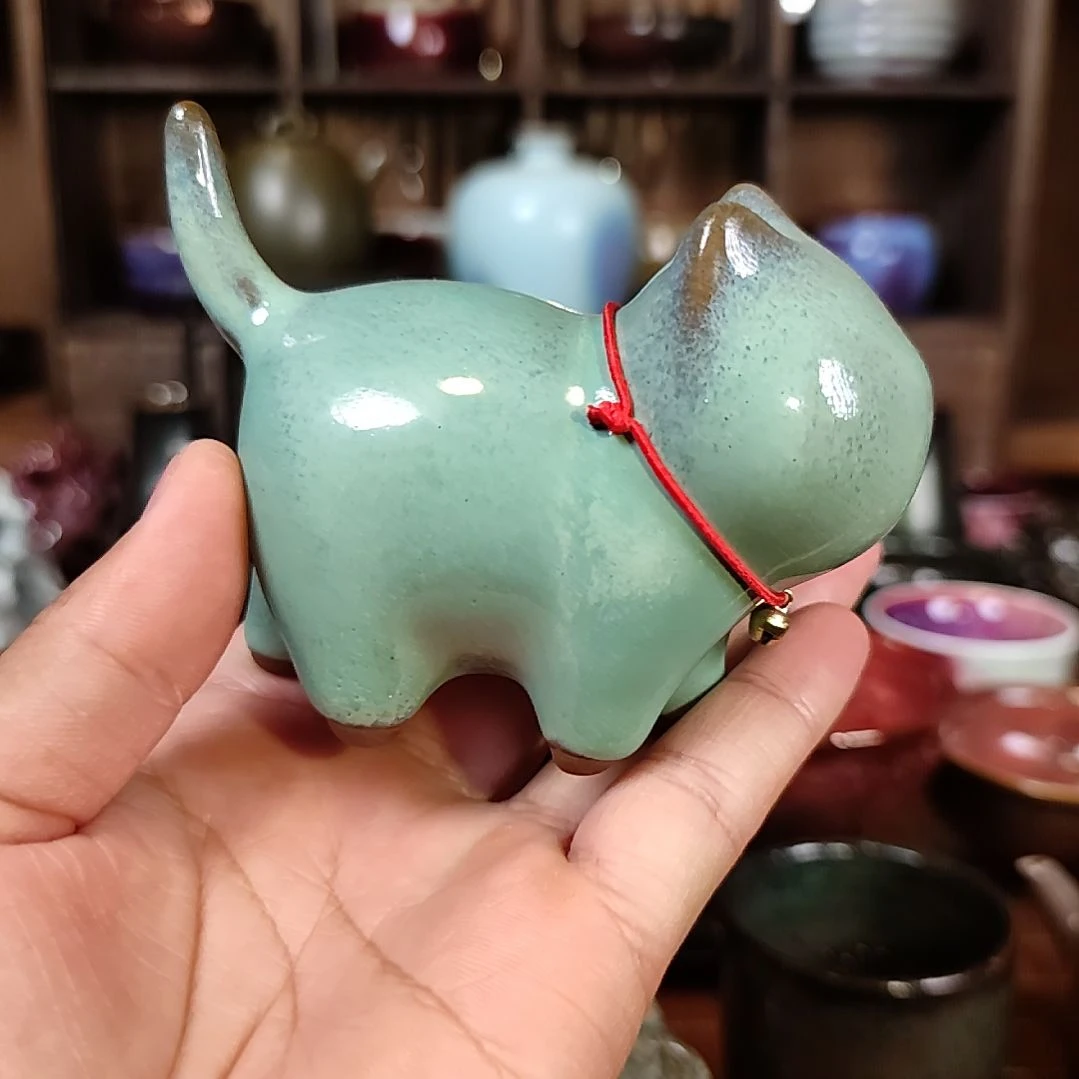 其他钧窑瓷器钧窑瓷器小猫咪