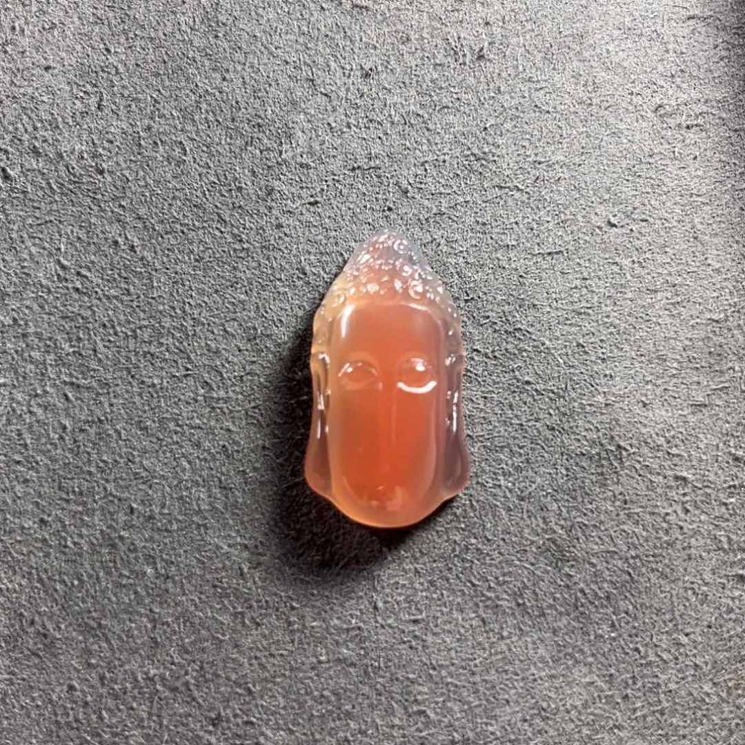 玉***米南红玛瑙未镶嵌挂件挂件