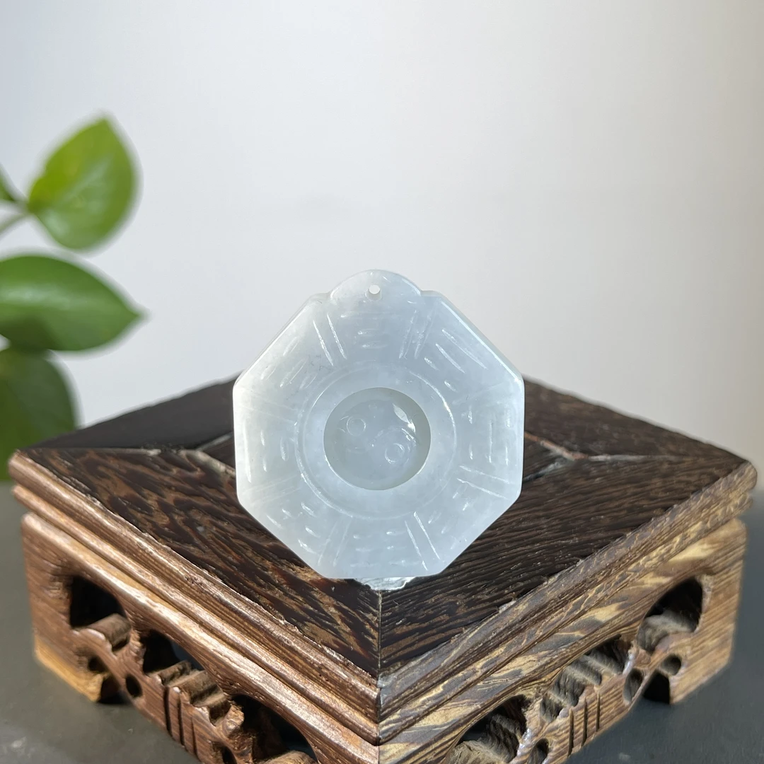 JTW07-04 天然缅甸A货翡翠  仿古牌