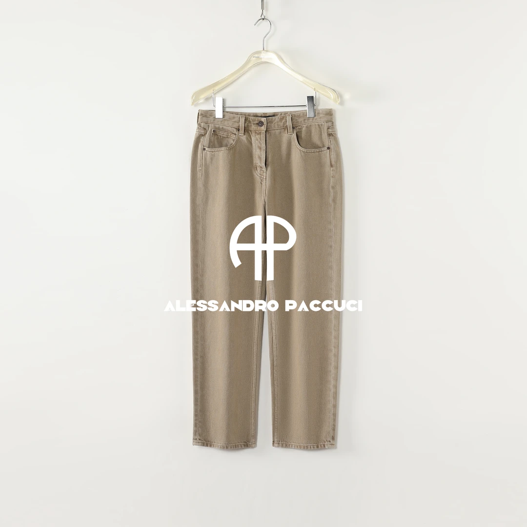 AP洛哥53070NK【黑标系列】土耳其进口100棉两色时尚锥形九分牛仔裤