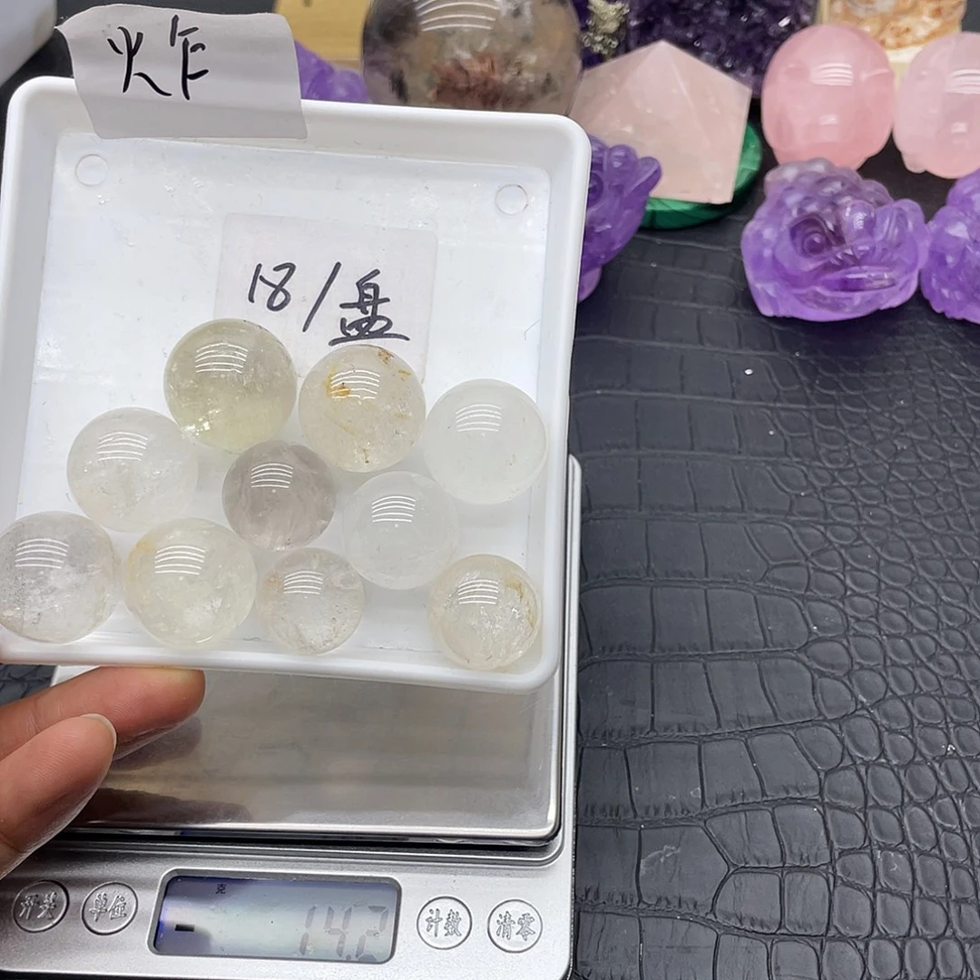 水晶珠宝半成品未镶嵌18