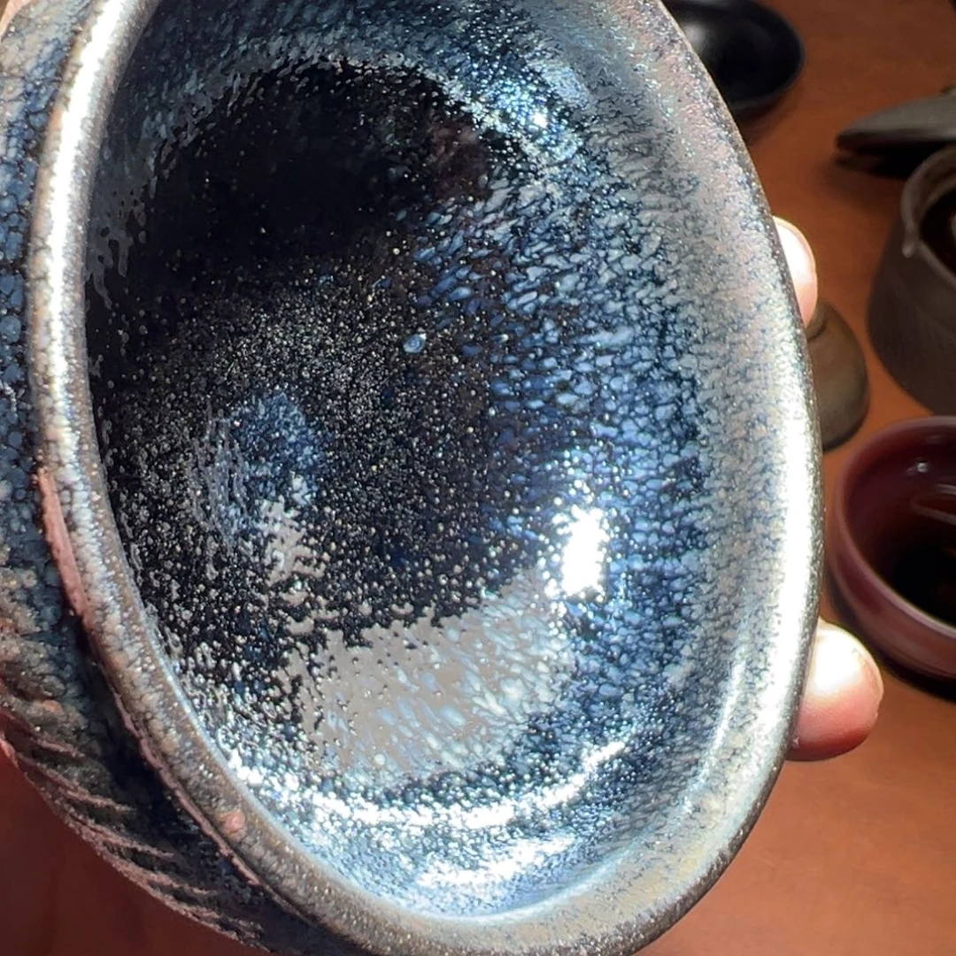 茶盏黄俊杰柴烧主人杯建窑建盏茶盏