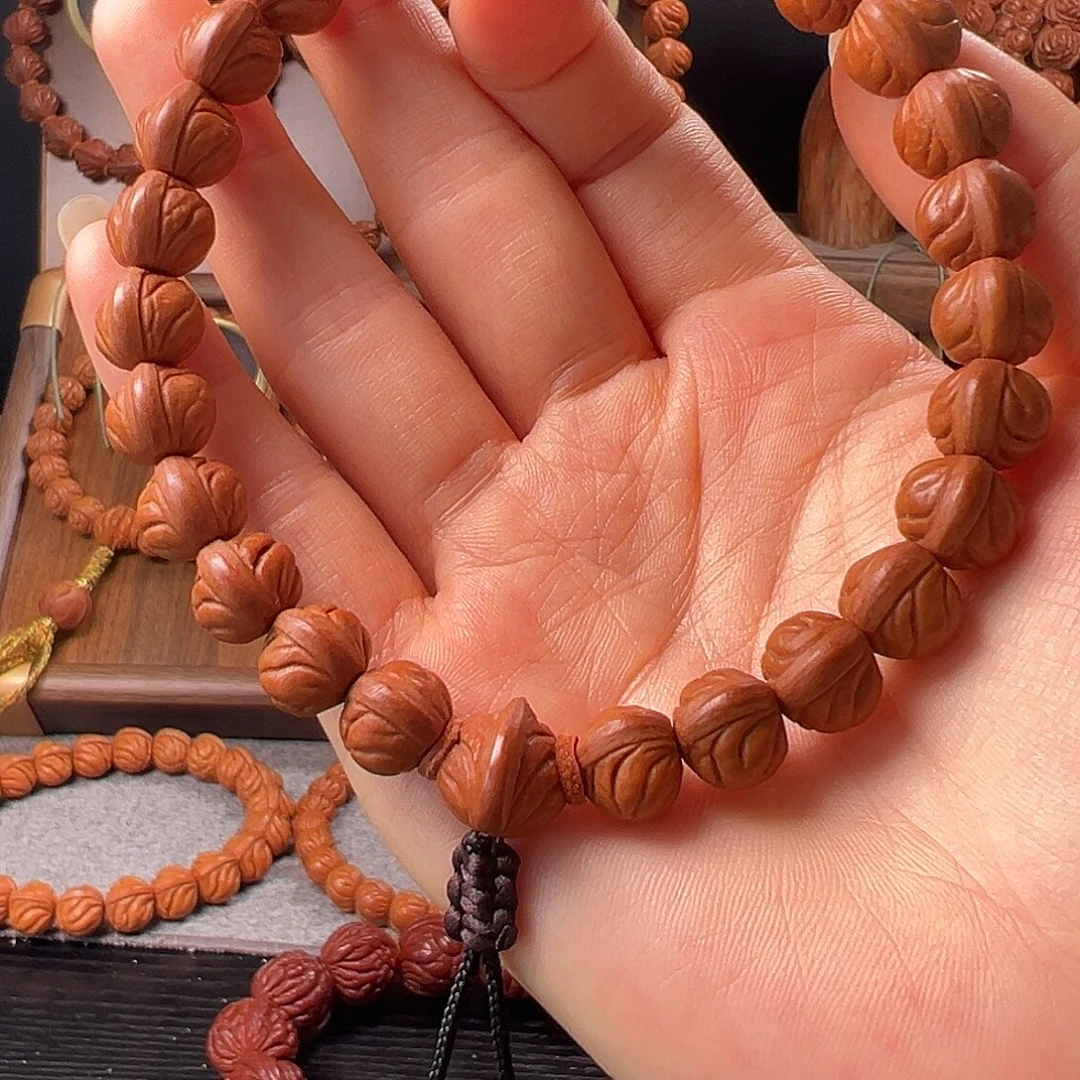 L***0手串桃核10野生玉麒麟