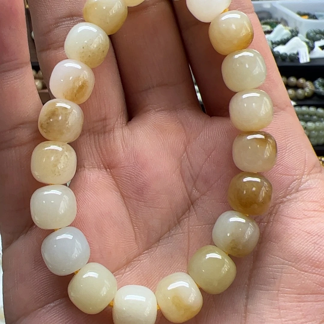 手链未镶嵌和田玉卡10老型糖白