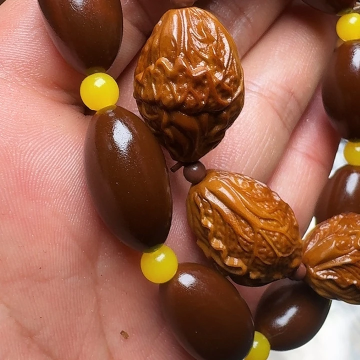 橄榄核手串我的小