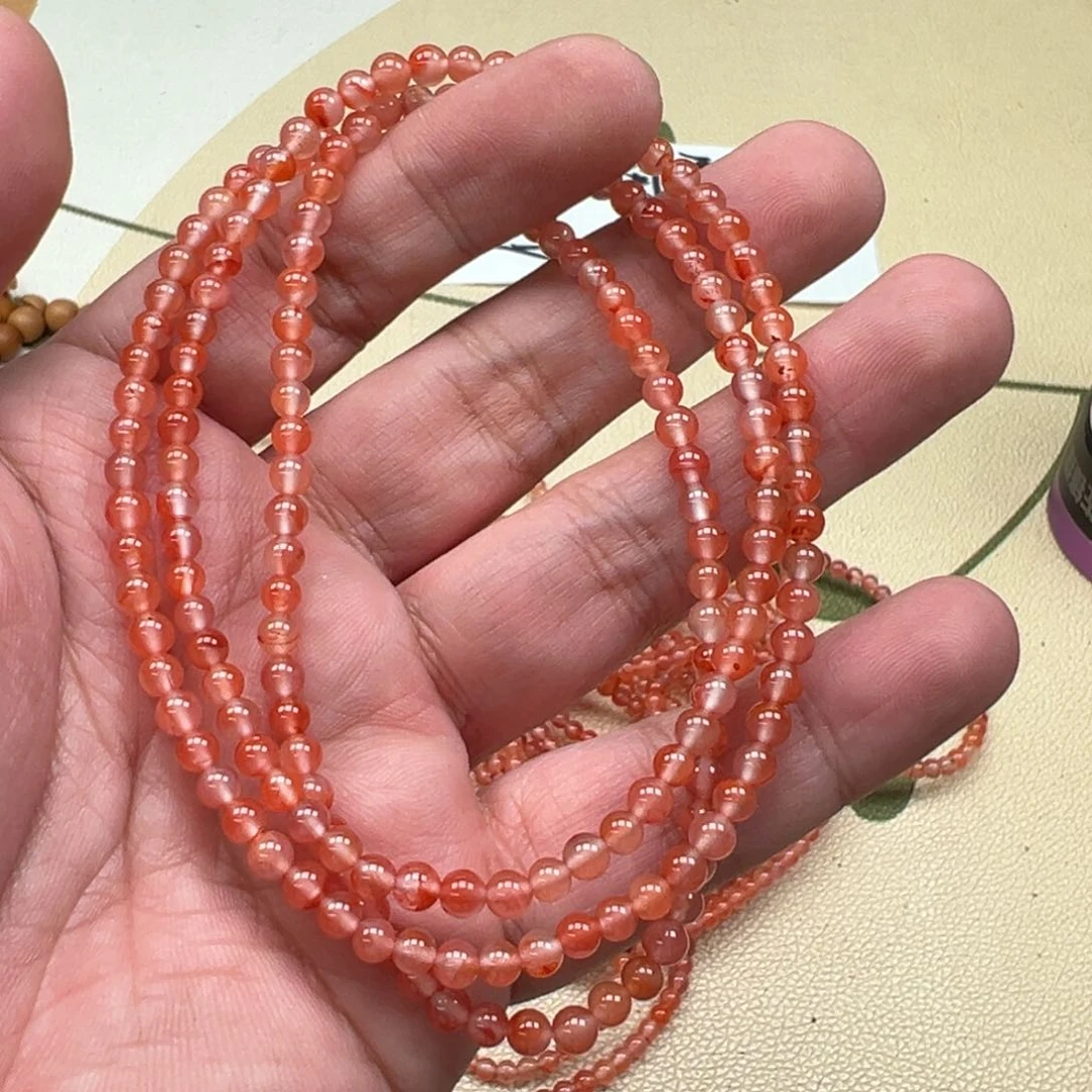 吊坠白玉菩提红色3607