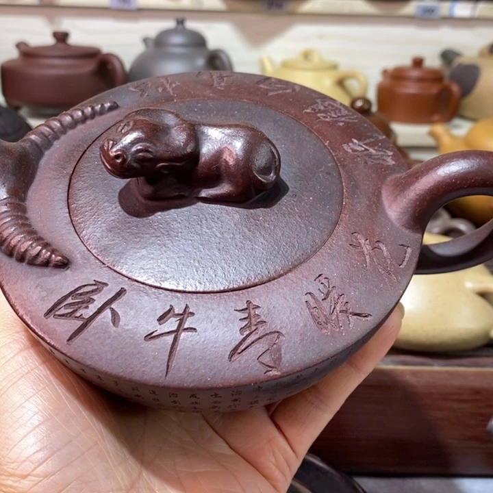 紫砂茶壶微瑕处理一把