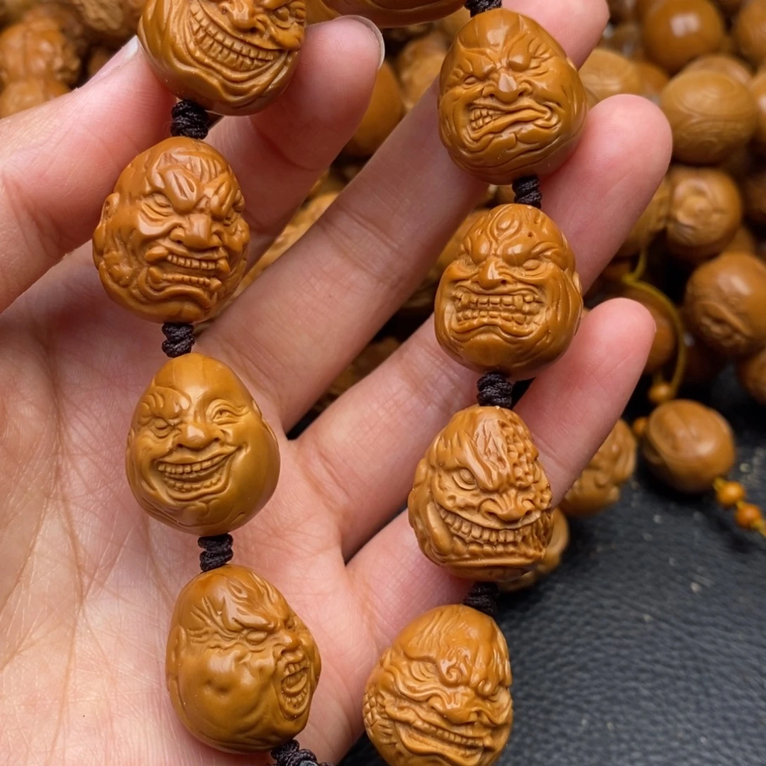 心***薇橄榄核手串山鬼恶僧