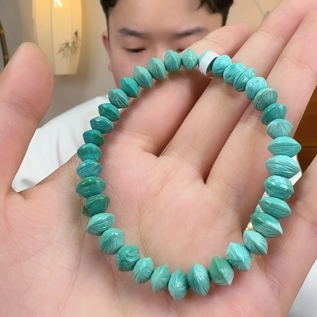 绿松石未镶嵌挂件