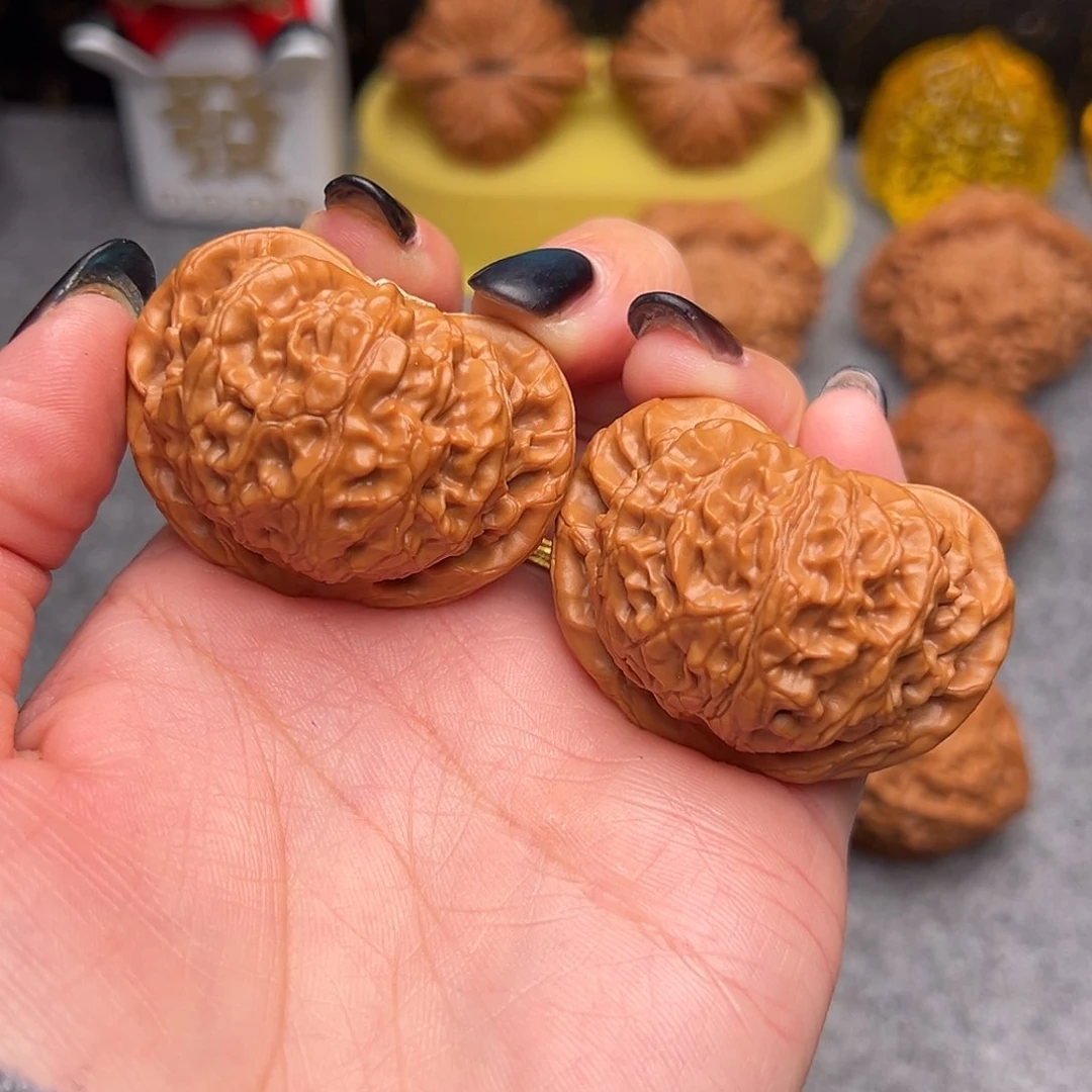 把件文玩核桃毕业精品精配桃心宫灯43全品