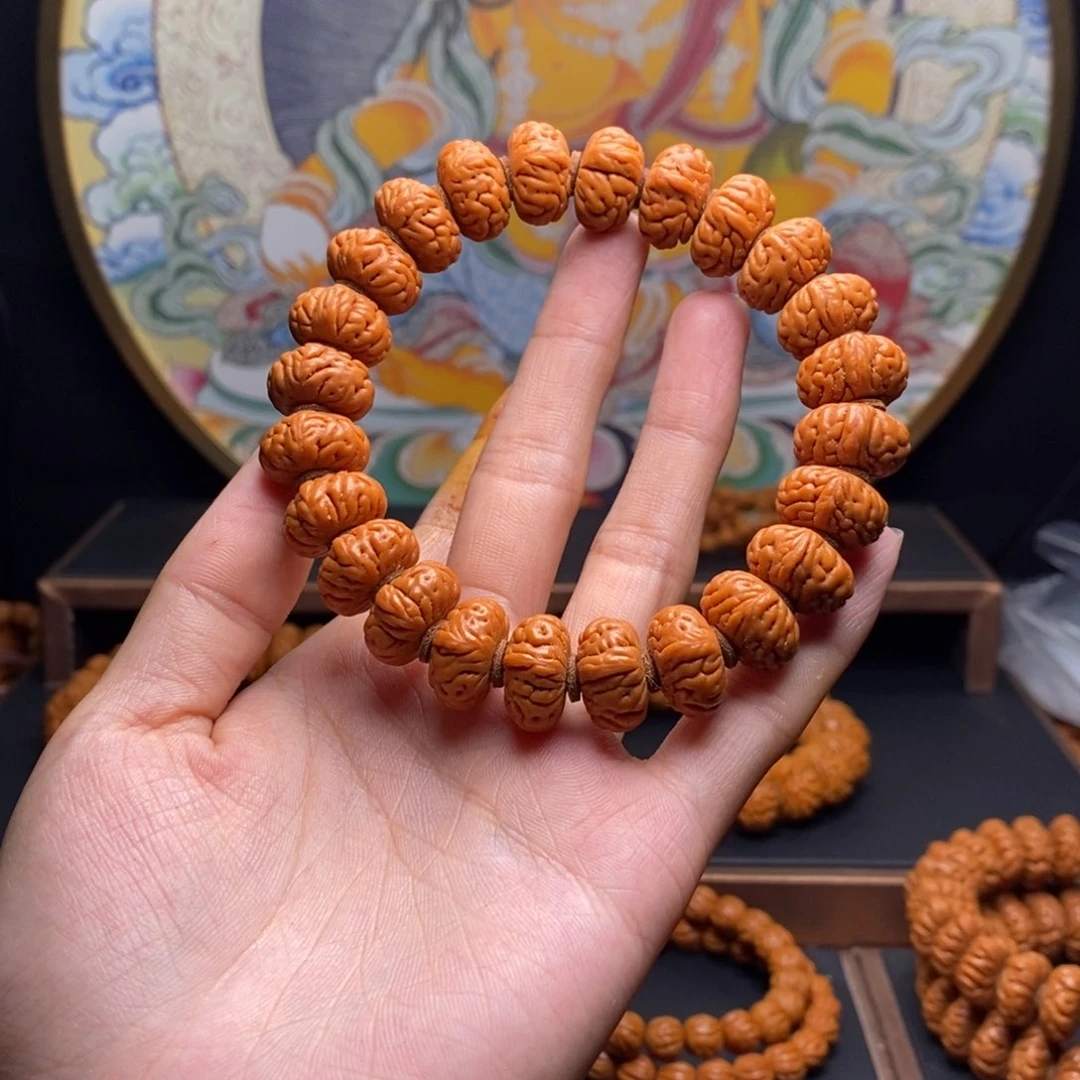 手串桃核知*龙纹桃核大肠