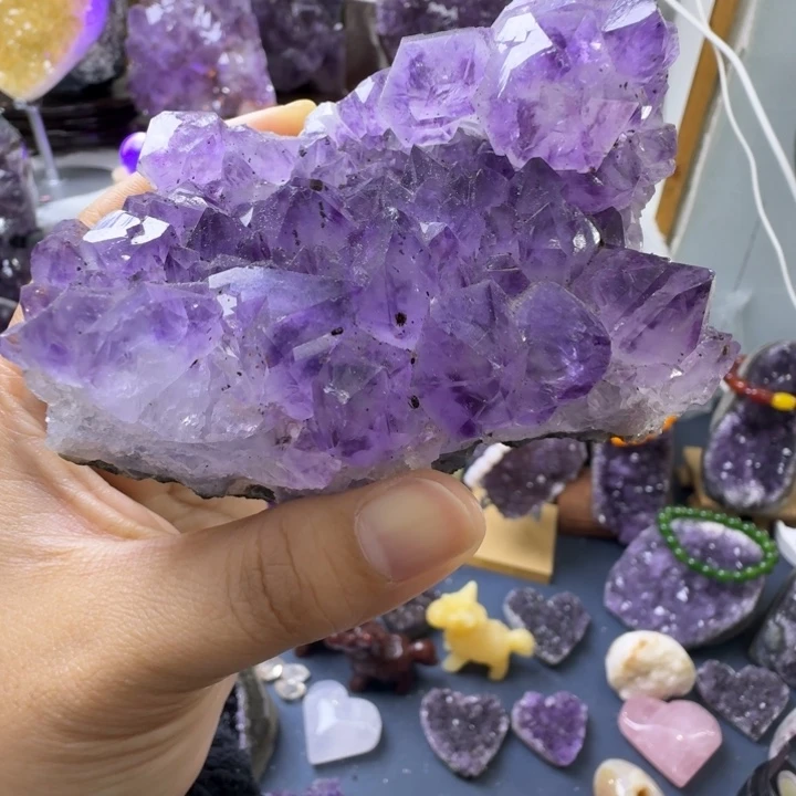 石材天然水晶摆件