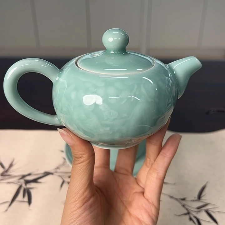 龙泉云间青瓷小米茶器