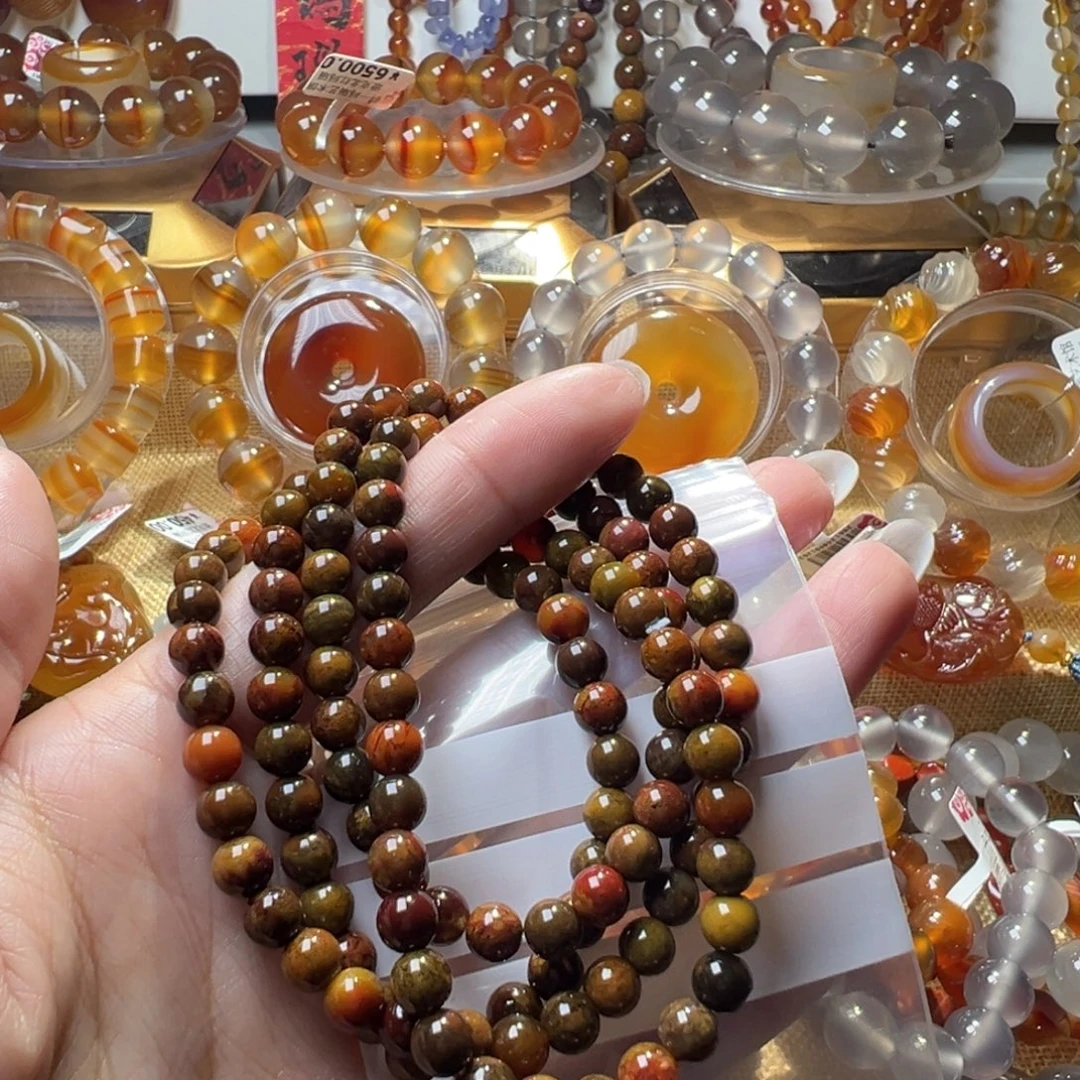 南***任玛瑙/玉髓合金颈饰3