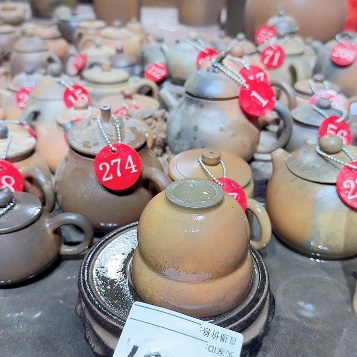 茶壶紫砂坭兴陶柴烧
