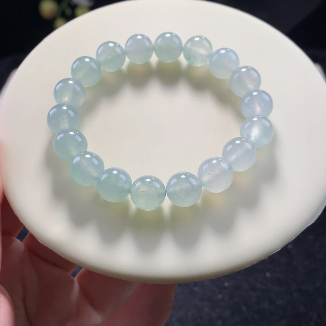 未镶嵌手串翡翠卡10渐变串