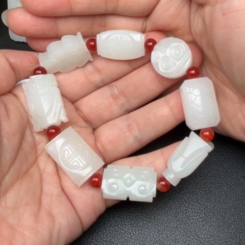 和田玉挂件未镶嵌F