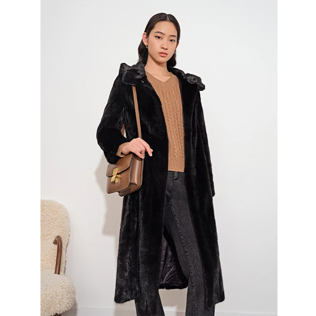 【大镇店之宝】诗篇金标奢华丹麦进口皇冠级整貂皮草外套6C63509456