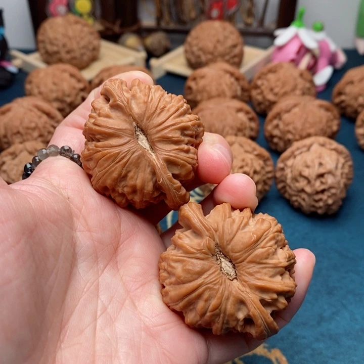 文玩核桃把件蛋*蛋闷白45