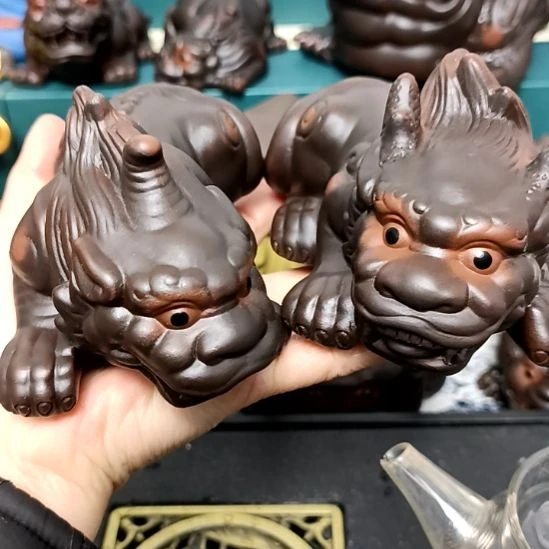 茶宠紫陶貔貅茶宠摆件