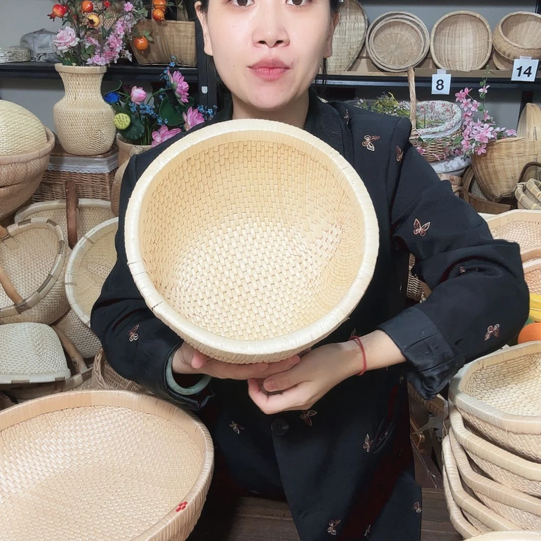 锦***花木25×18厘米白斗，，