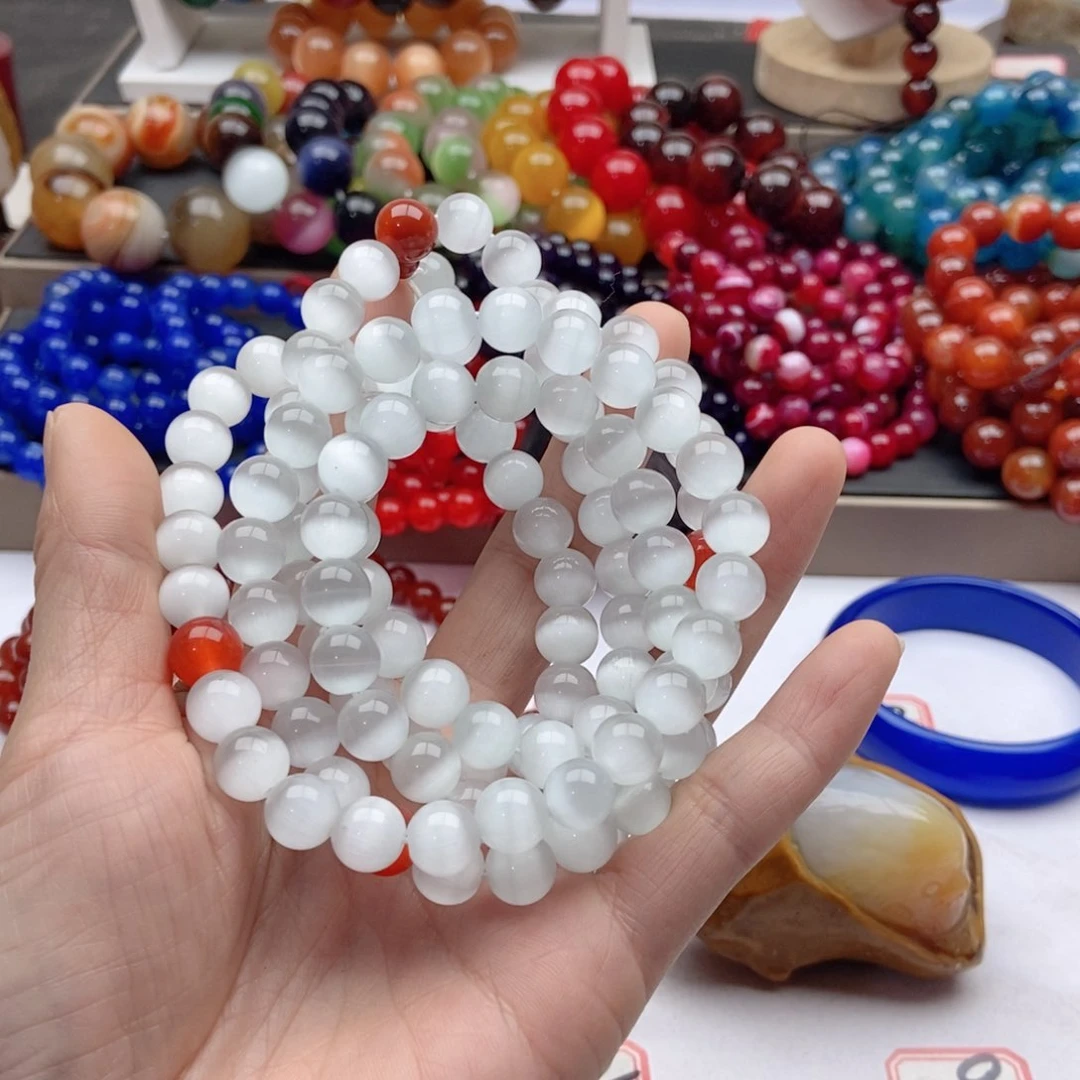 【闪购商品】玛瑙/玉髓手链未镶嵌阿*