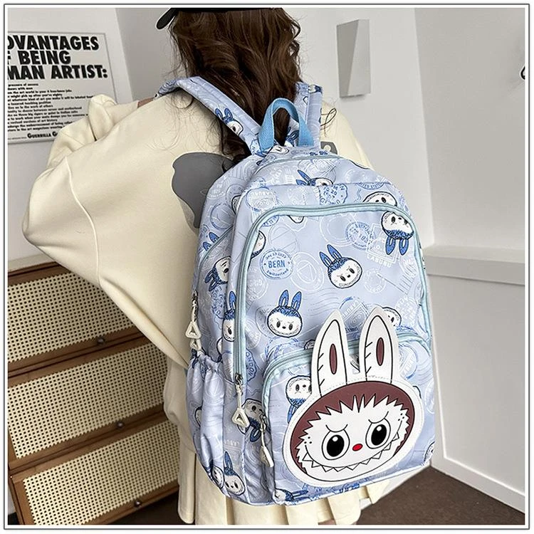 FAVMARTHA2025新款拉布布防水书包小学生1-3-6年级大容量初中生女