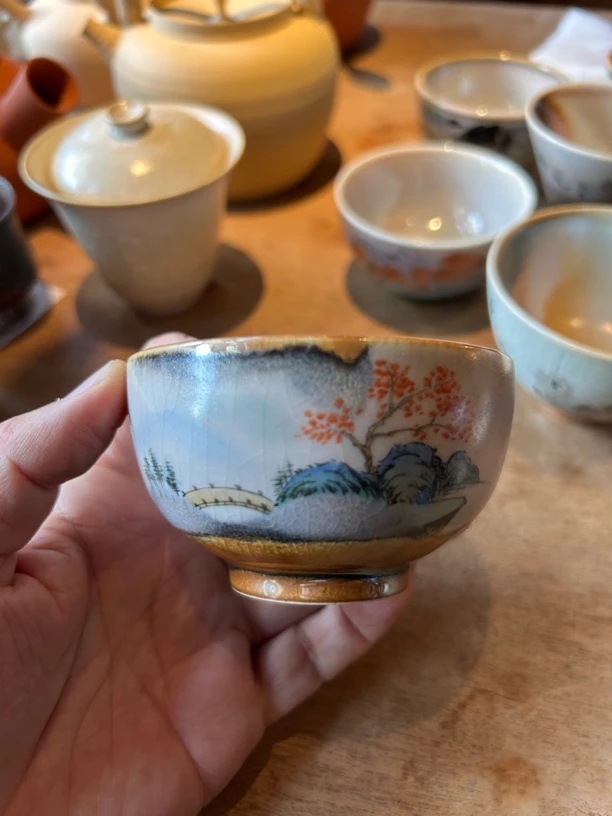 红梅花开邓文生柴烧主人杯