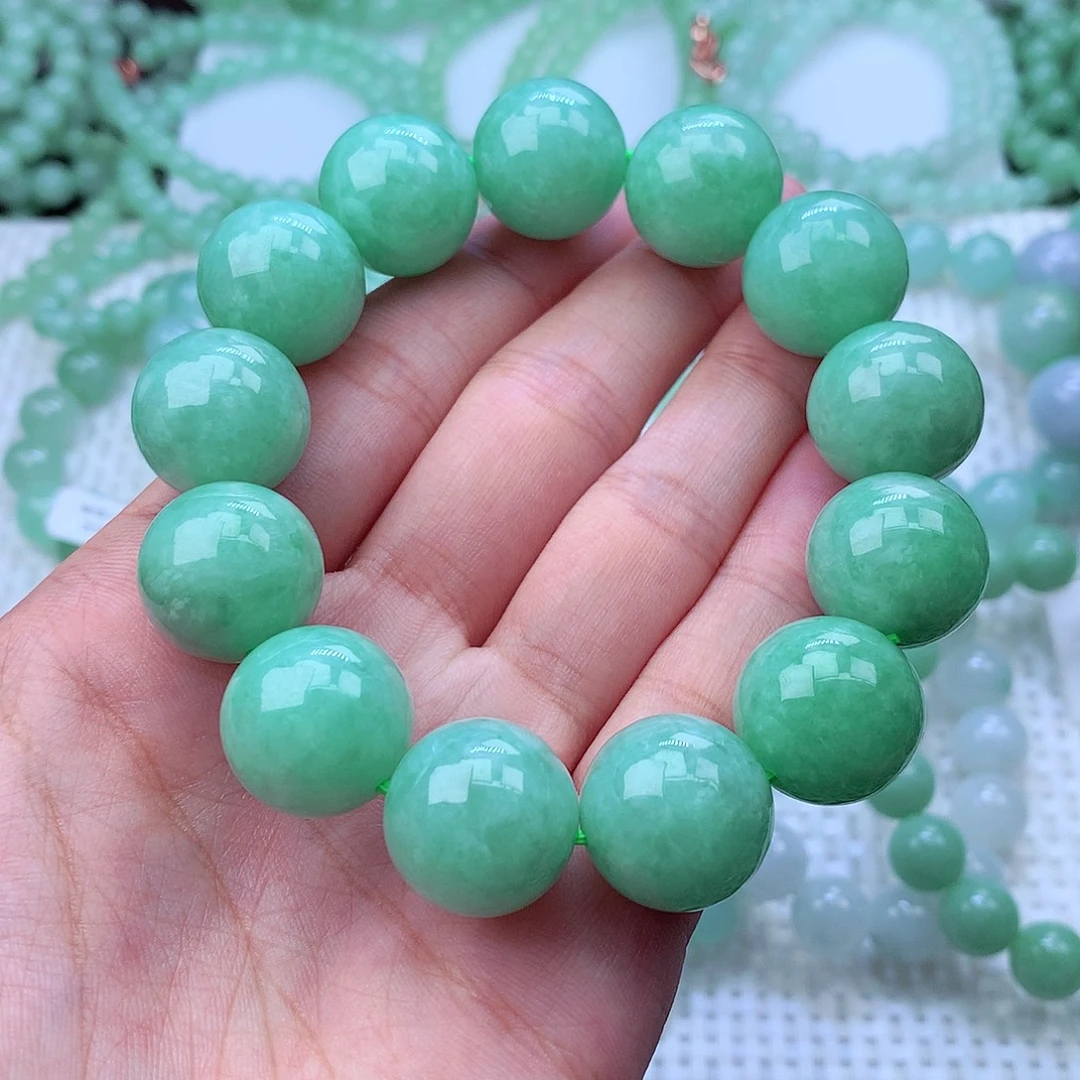 翡翠未镶嵌毛衣链