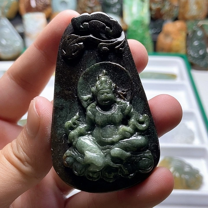 翡翠未镶嵌颈饰翡翠a货