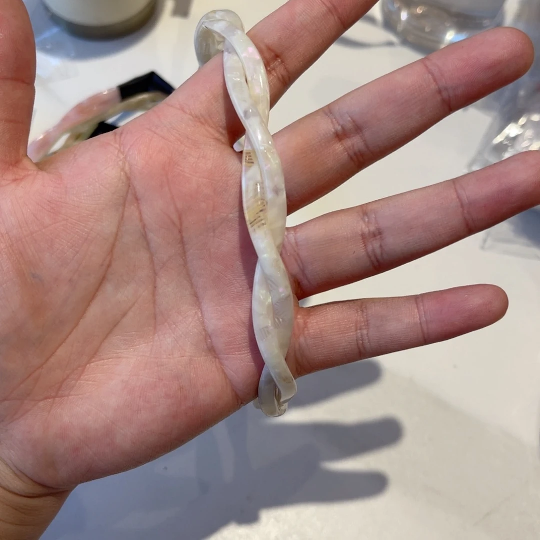 醋酸非金属米彩麻花发箍