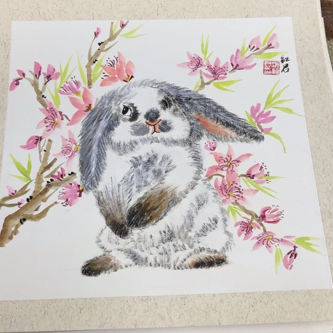 国画38-38卡纸作品艺