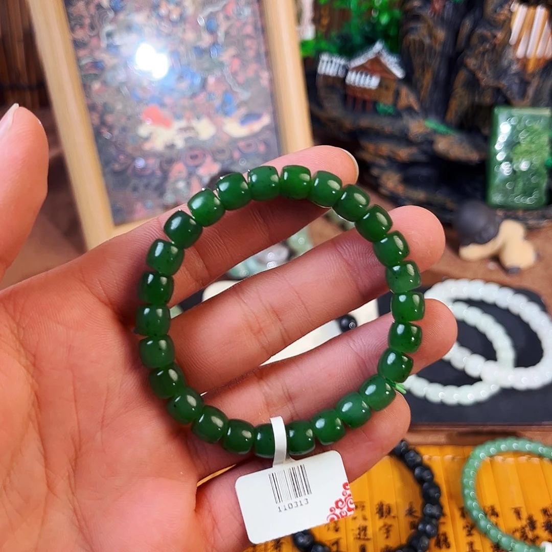 和田玉未镶嵌手链