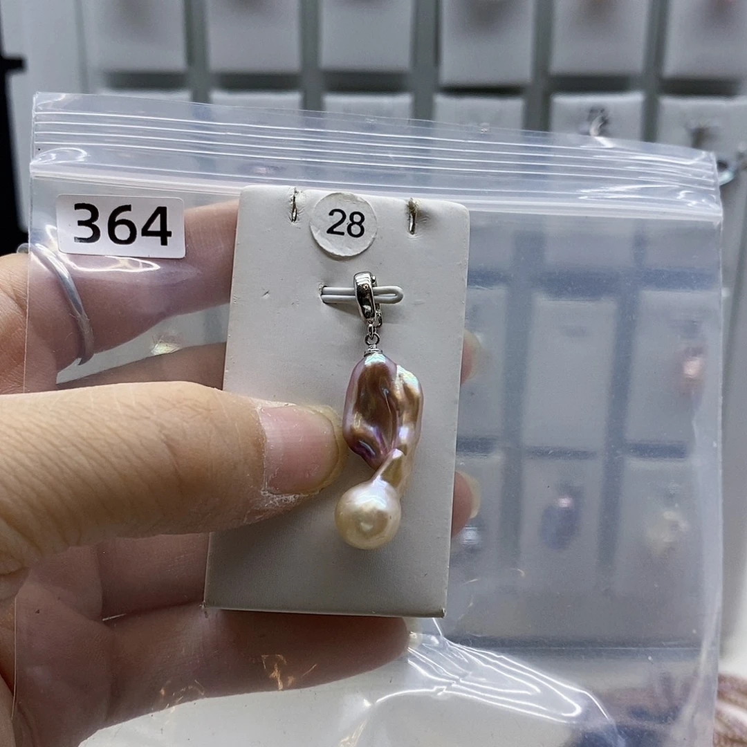 颈饰合金淡水珍珠小****天
