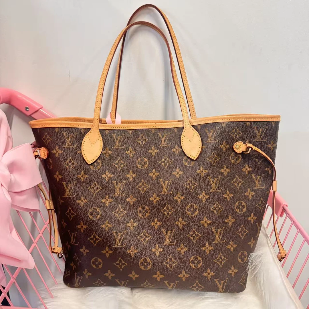 99新 LouisVuitton/路易威登 中号芯片款nf子母托特包/jm