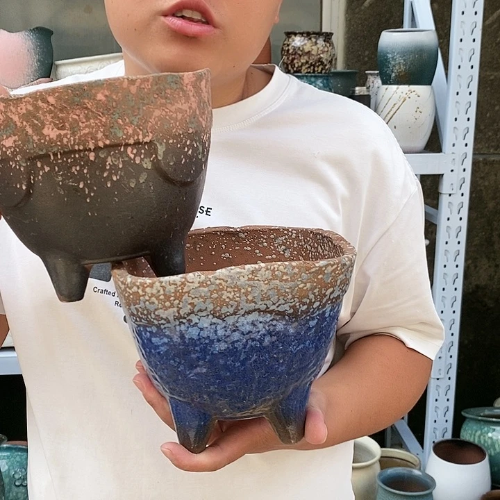 红泥花盆口17高15福利