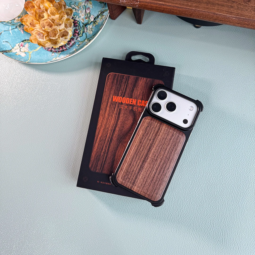 钢本熊适用苹果17proMax手机防摔真皮金属边框半包气囊防摔保护套