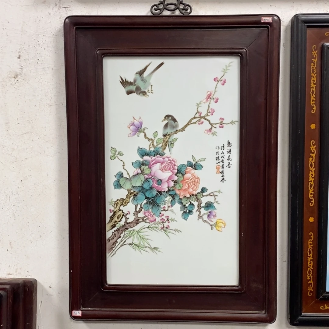 瓷75*52 景德镇瓷板画柴窑烧制