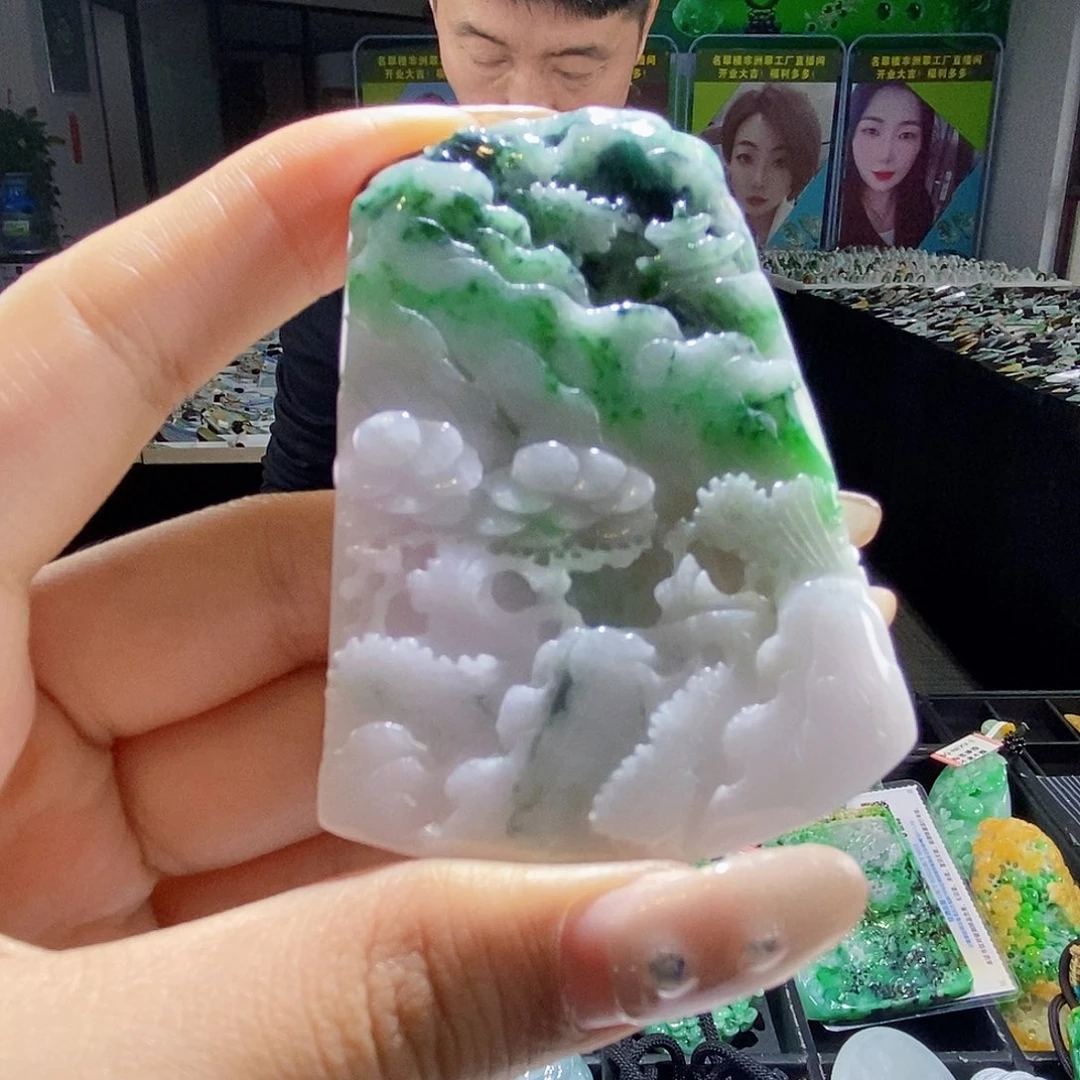 颈饰未镶嵌翡翠翡翠