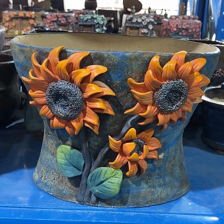 微瑕7 号陶然花器手工花盆