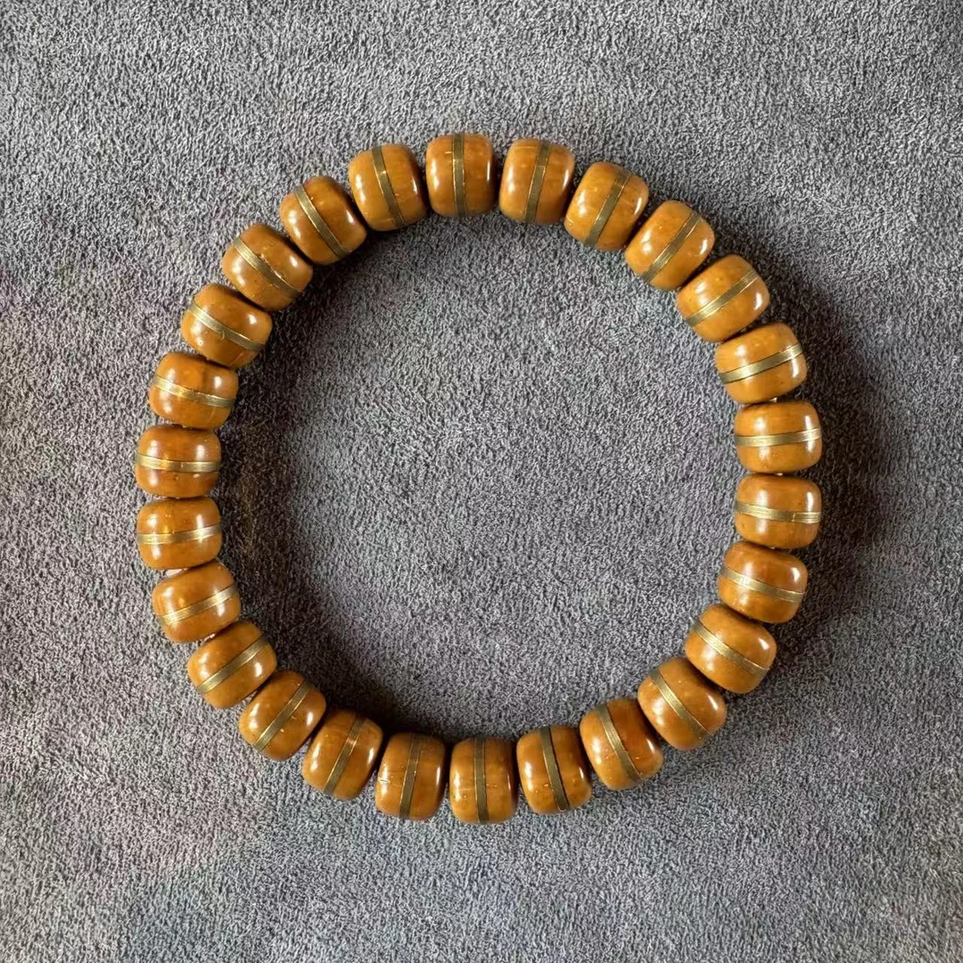 【秋丽专属】X9114紫金鼠实心鼠铜腰带肉珠9*8mm左右