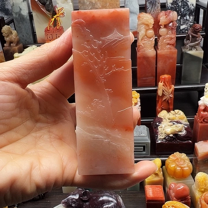 寿山石印石寿山石手工雕刻