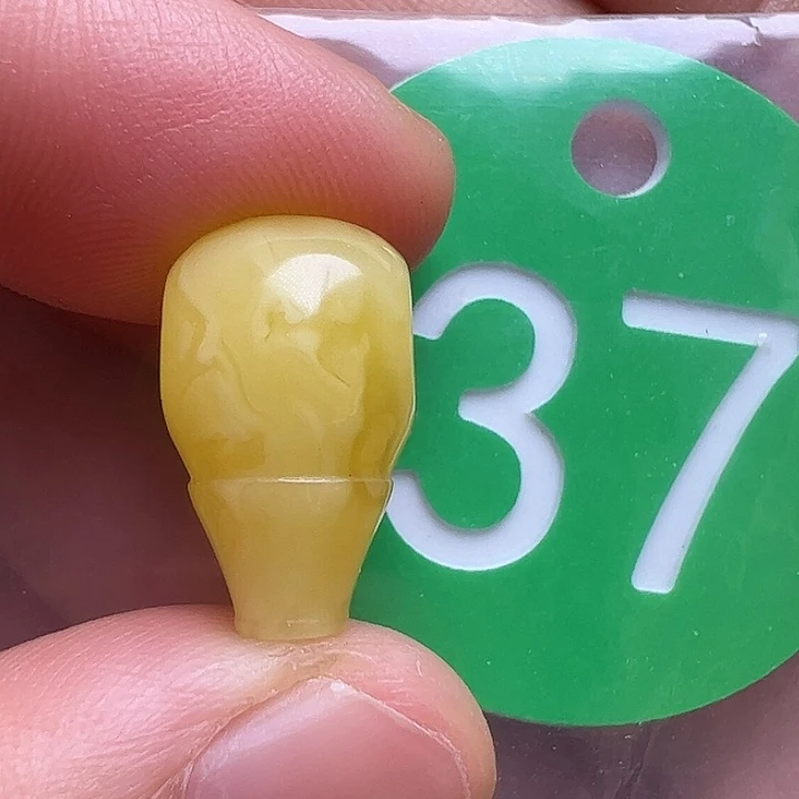 未镶嵌蜜蜡裸石9.8m m
