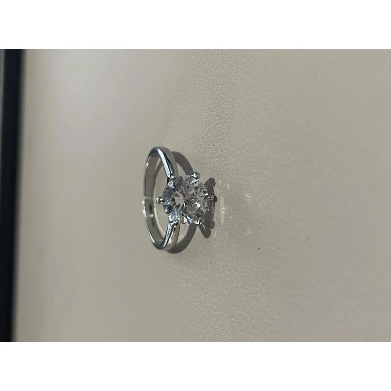 【高端定制】精品大卡白戒指---T00