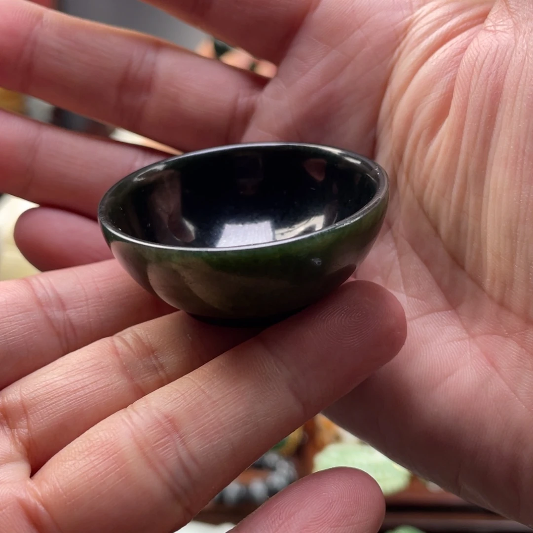 未镶嵌和田玉摆件和田玉茶杯未镶嵌